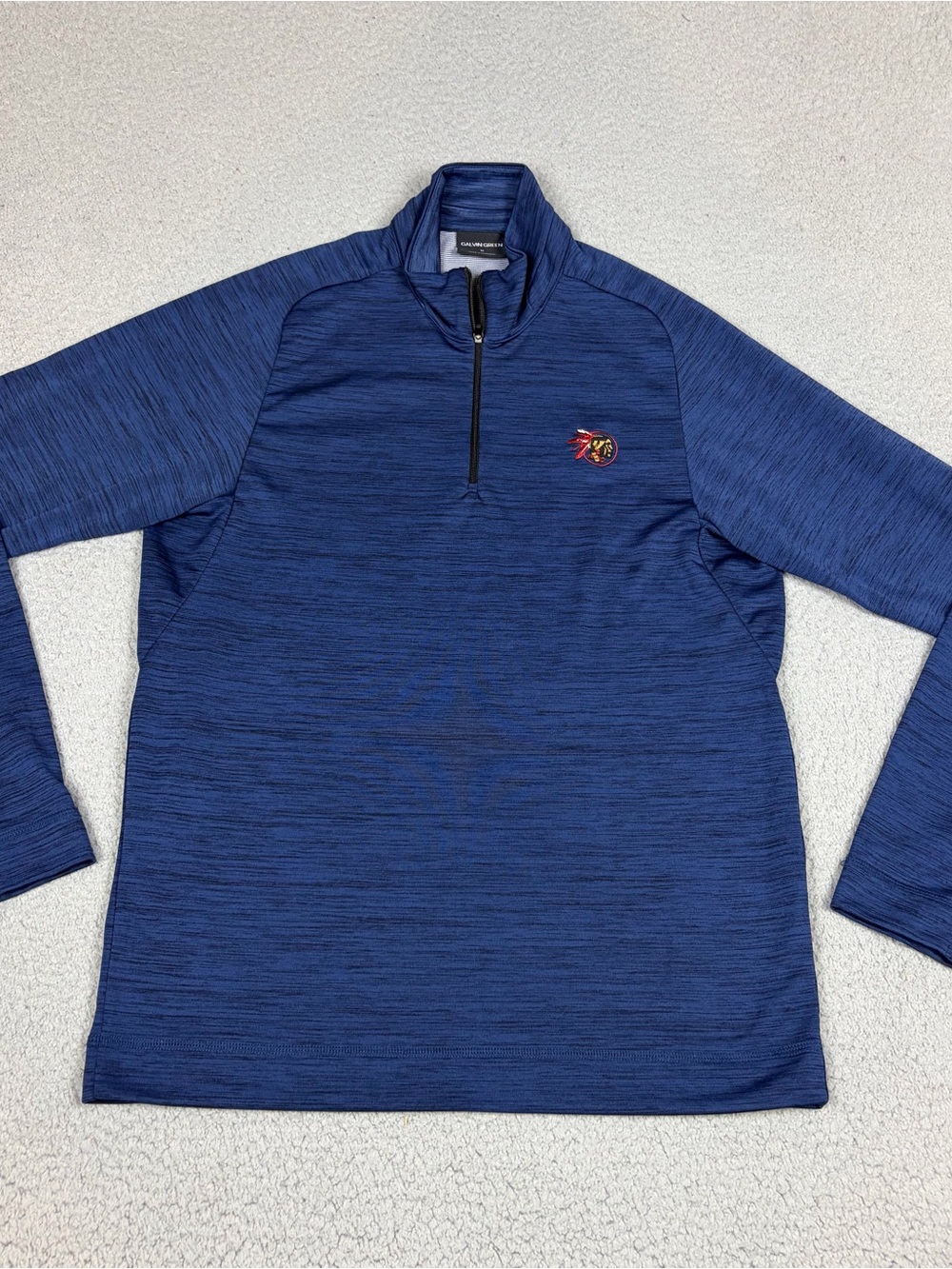 Galvin Green Quarter-Zip Performance Pullover Mens Medium Navy Stretch Golf